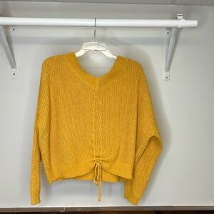 NWT Star and‎ Sky Yellow Chunky Knit Sweater- M